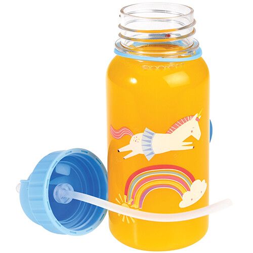 rex london drinkfles met rietje - magical unicorn - 500 ml