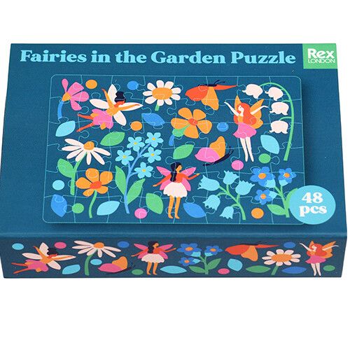 rex london mini puzzel fairies in the garden - 48st