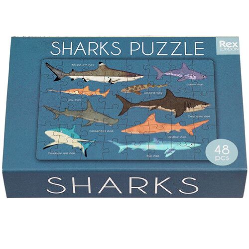 rex london mini puzzel sharks - 48st