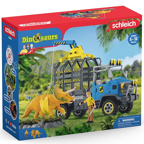 schleich dinosaurs transport missie