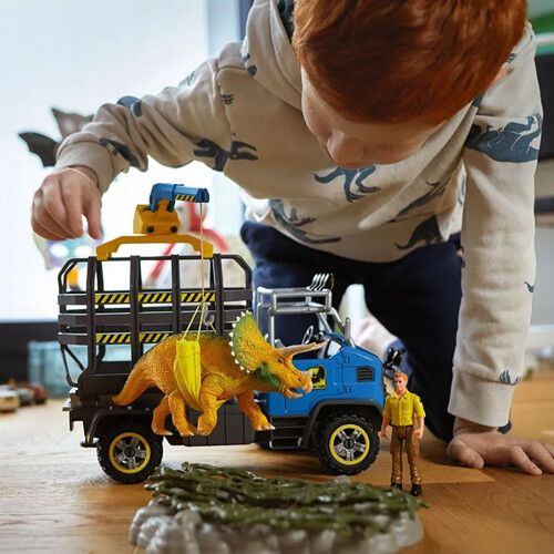 schleich dinosaurs transport missie