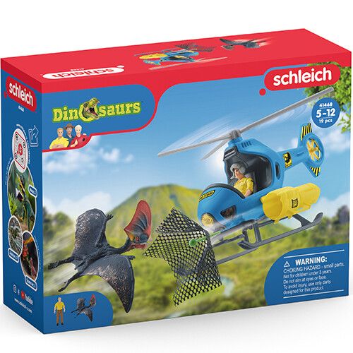 schleich dinosaurs helikopter luchtaanval