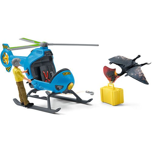 schleich dinosaurs helikopter luchtaanval
