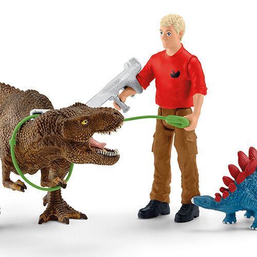 schleich dinosaurs tyrannosaurus rex aanval