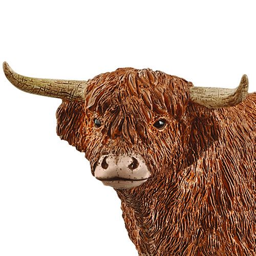 schleich farm world schotse hooglander stier - 13,5 cm