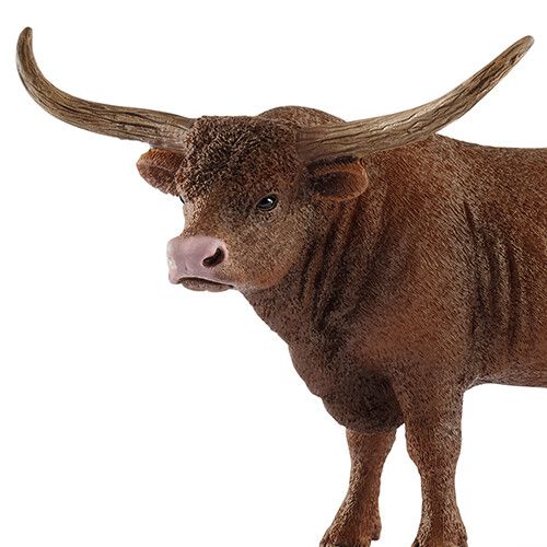 schleich farm world texas longhorn taureau - 14 cm