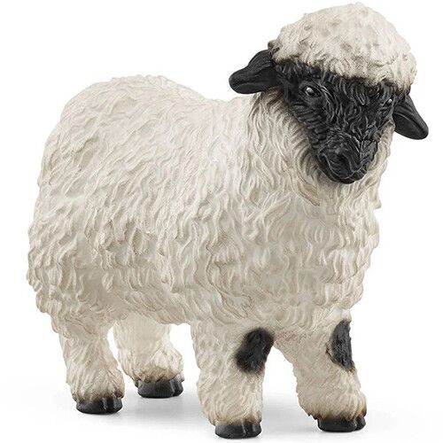 schleich farm world mouton nez noir du valais - 7,5 cm