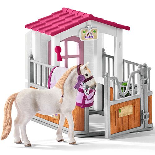 schleich horse club paardenbox met paard 