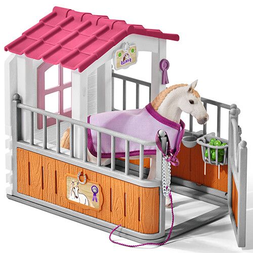 schleich horse club paardenbox met paard 
