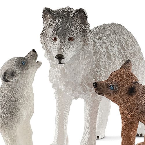 schleich wild life moederwolf met welpen