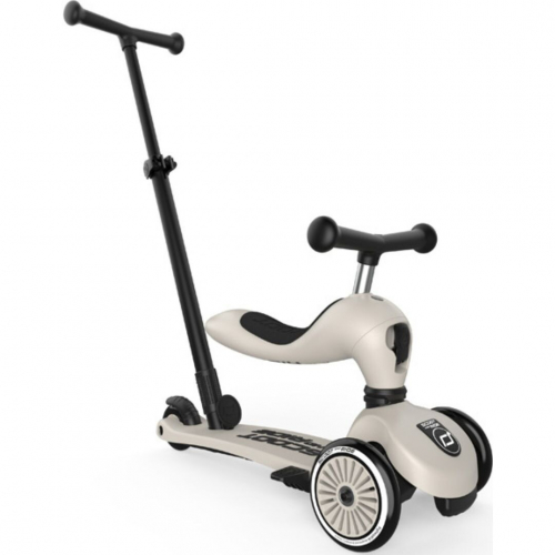 scoot and ride 2-in-1 loopfiets en step - push and go - ash