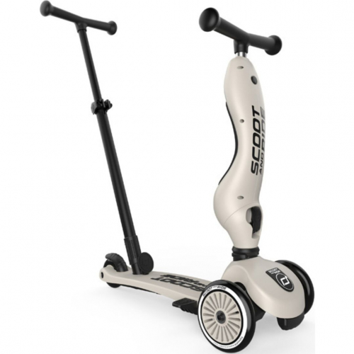 scoot and ride 2-in-1 loopfiets en step - push and go - ash