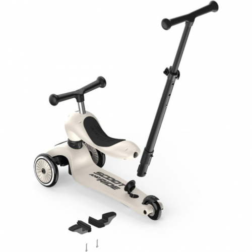 scoot and ride 2-in-1 loopfiets en step - push and go - ash