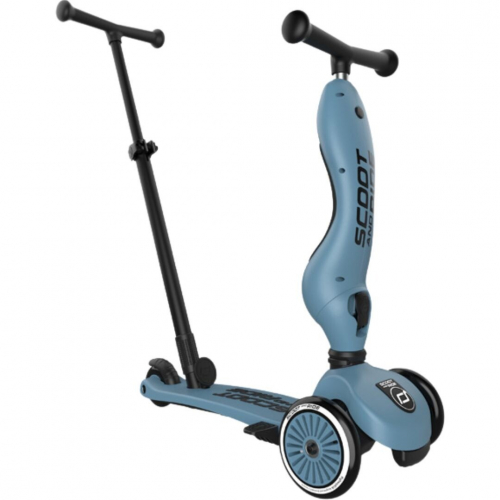 scoot and ride 2-in-1 loopfiets en step - push and go - steel