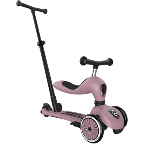scoot and ride 2-in-1 loopfiets en step - push and go - wildberry