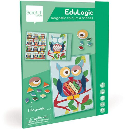 scratch europe magneetboek edulogic - uil