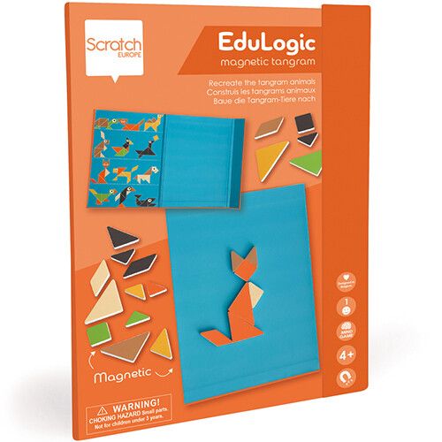 scratch europe magneetboek edulogic tangram - dieren