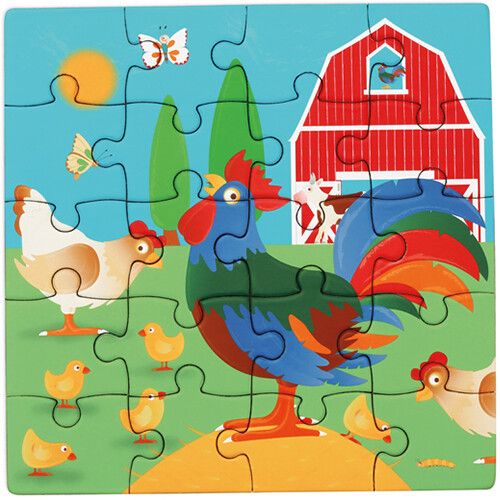 scratch europe magnetisch puzzelboek boerderij - 2x20st