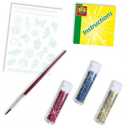 ses creative diy kindertattoos glitter