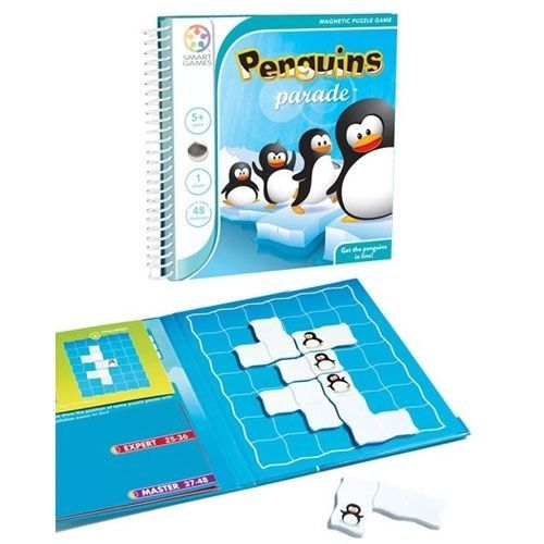 smart games magnetisch puzzelspel penguins parade 