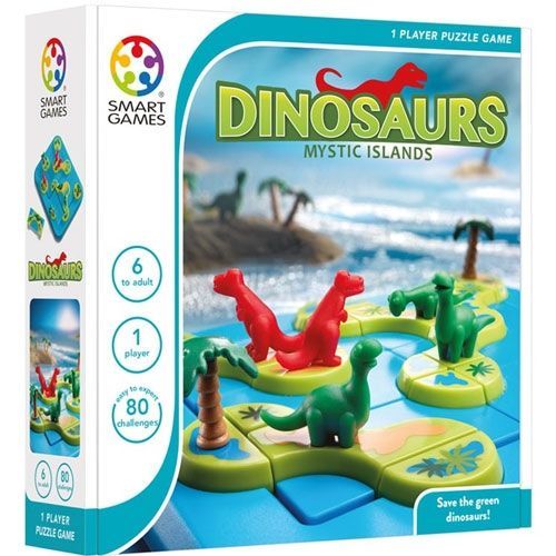 smart games puzzelspel dinosaurs mystic islands