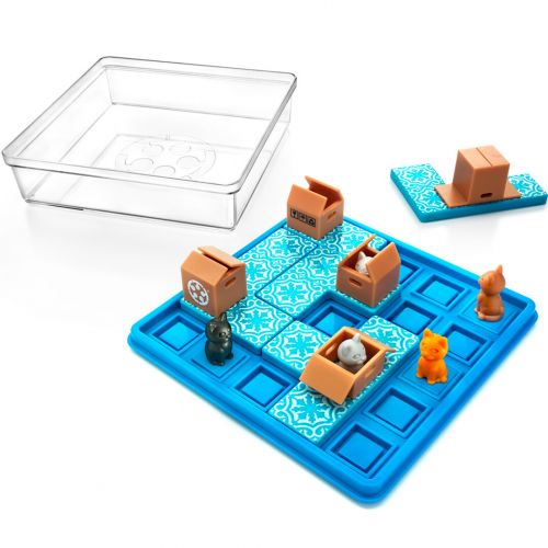 smart games puzzelspel cats and boxes