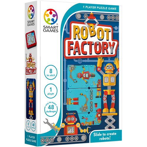 smart games puzzelspel robot factory