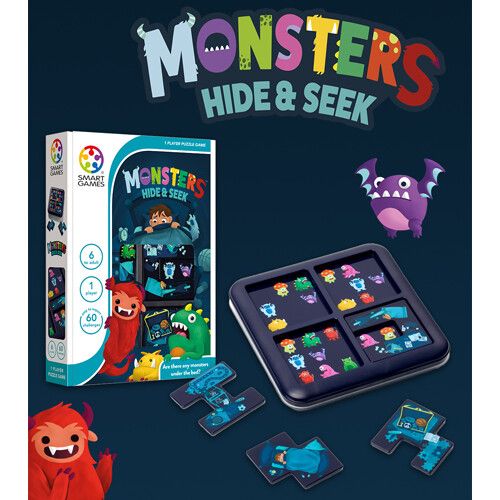 smartgames puzzelspel monsters hide & seek