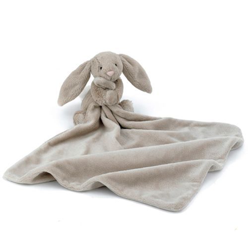 jellycat bashful beige bunny knuffeldoek - 33 cm