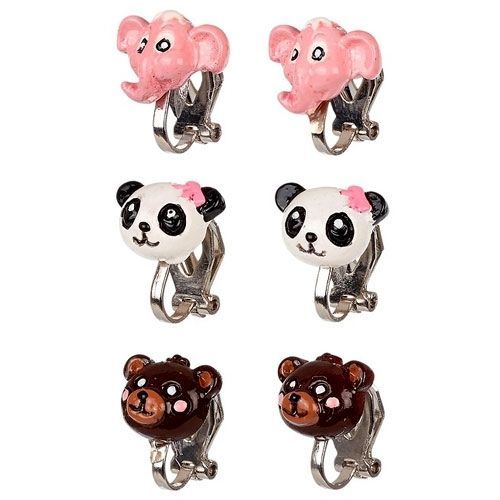 souza for kids 3 paar clipoorbellen - dieren