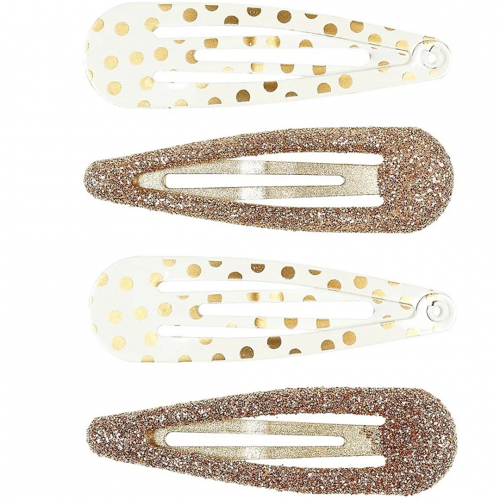 souza for kids haarclipjes anke - goud - 4st