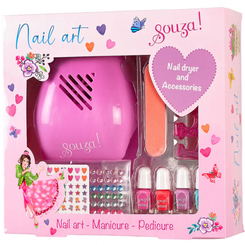 souza for kids nagellak met nageldroger en accessoires