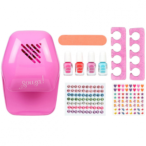 souza for kids nagellak met nageldroger en accessoires