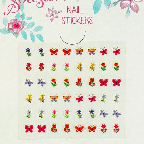 souza for kids nagelstickers vlinders en bloemen