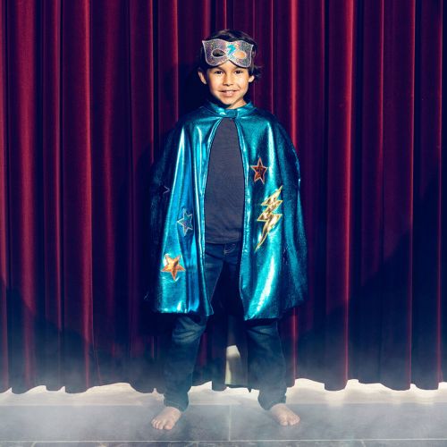 souza for kids omkeerbare cape vleermuis - superheld - 4-8 jaar 