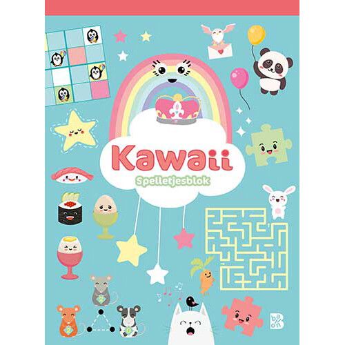 standaard uitgeverij spelletjesblok kawaii