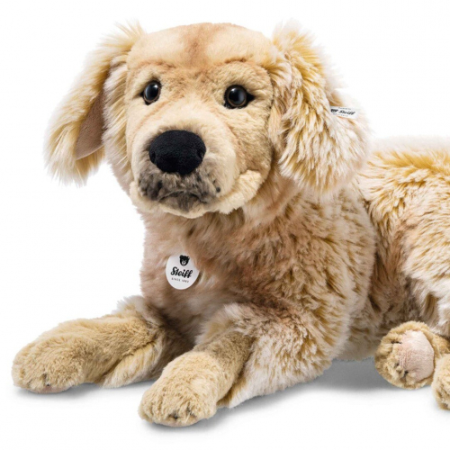 steiff knuffelhond andor - 45 cm