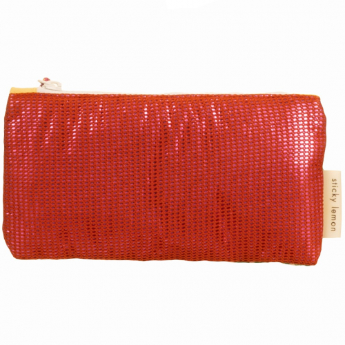 sticky lemon etui mesh - rood