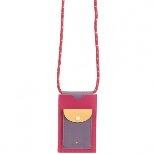 sticky lemon telefoonhoesje met koord - gymnastic pink