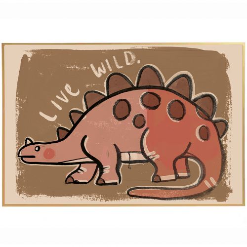 studio loco poster stegosaurus