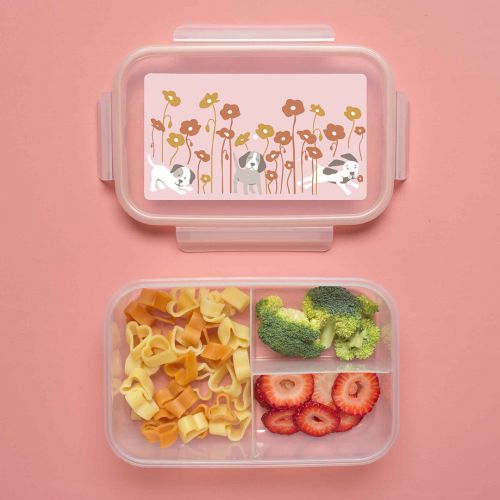 sugarbooger bento lunchbox good lunch - puppies & poppies