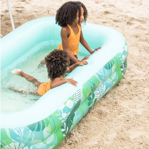 swim essentials kinderzwembad - tropical  - 211x132 cm