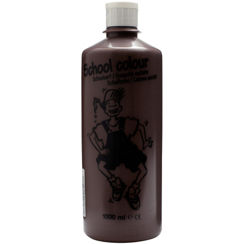 talens plakkaatverf bruin - 1000 ml