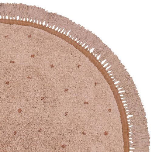 tapis petit vloerkleed juul - dot pink - Ø 130 cm 