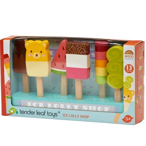 tender leaf toys ijswinkel met 6 ijsjes