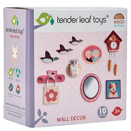 tender leaf toys poppenhuis muurdecoratie - 10st