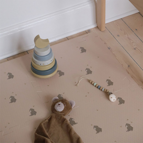 that's mine foam speelmat - bees and bears - 100x100 cm