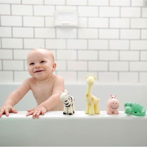 tikiri bijt- & badspeelgoed met rammelaar nijlpaard
