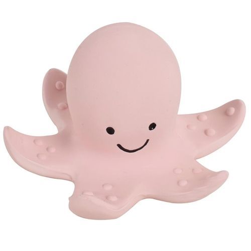 tikiri bijt- & badspeelgoed met rammelaar octopus