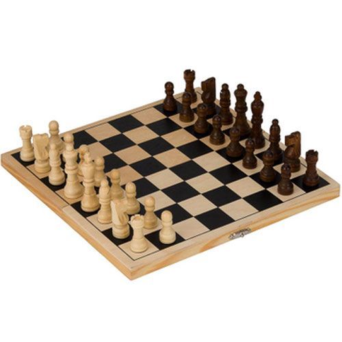 houten schaakspel